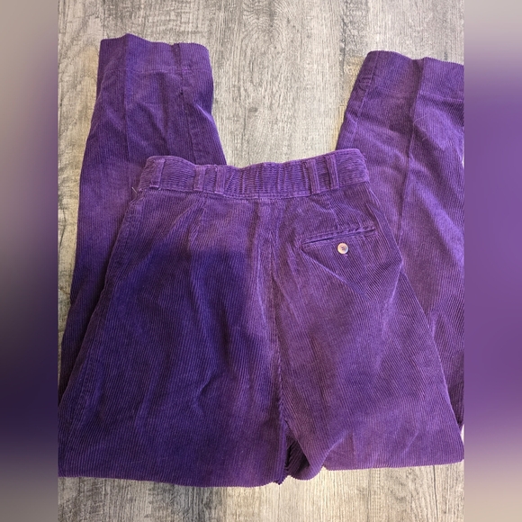 Melbourne Element Deep Purple Corduroy Women's Pants - Picture 2 of 2